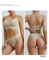 Cross-border European and American backless, tight and sexy, cross-shaped beauty, quick-drying yoga vest, thin shoulder straps, sports women's bra details Picture
